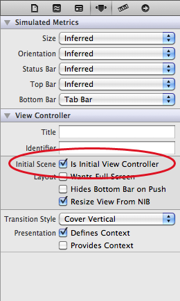 xcode storyboard