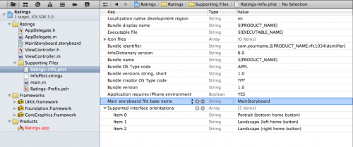 xcode storyboard