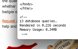 query php memory usage